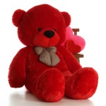 Super Giant 7 Feet Red Bow Teddy Bear Soft Toy